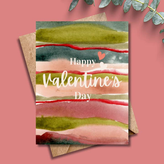 Colourful Valentine Card