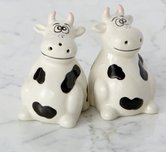 Cows Ceramic Salt & Pepper Shakers