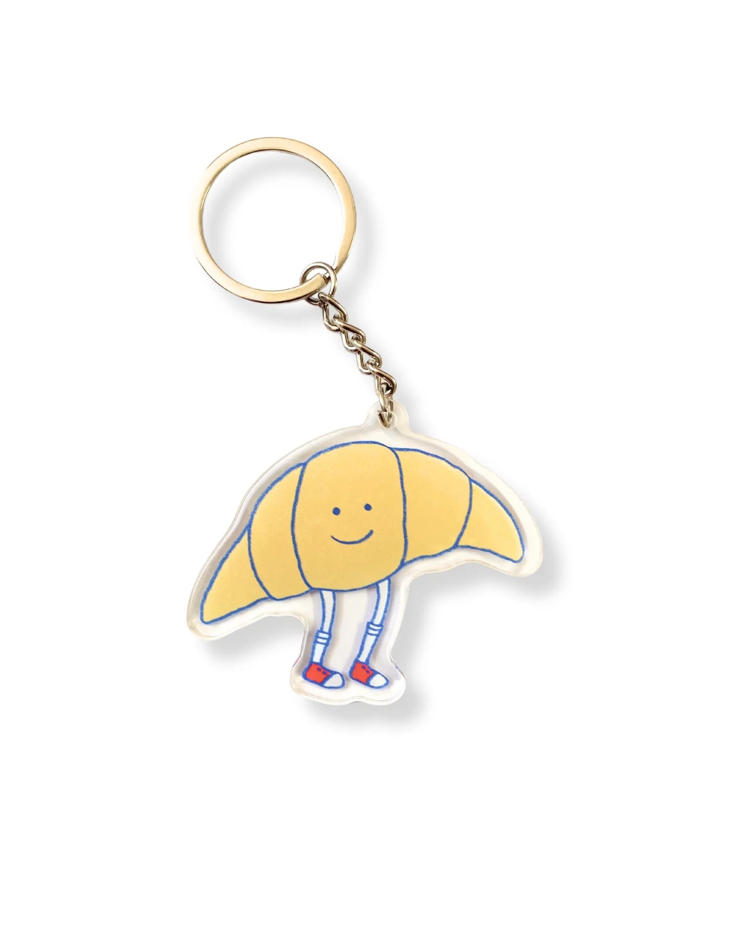 Mr. Croissant Keychain