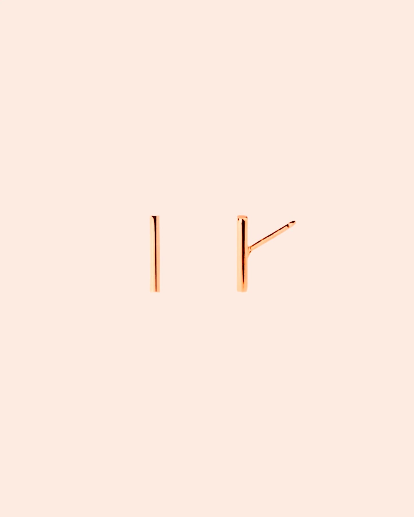 Cylinder Stud Earrings