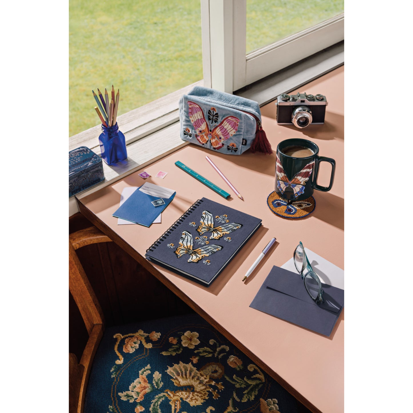 Aurora Beaded Coasters Set of 4