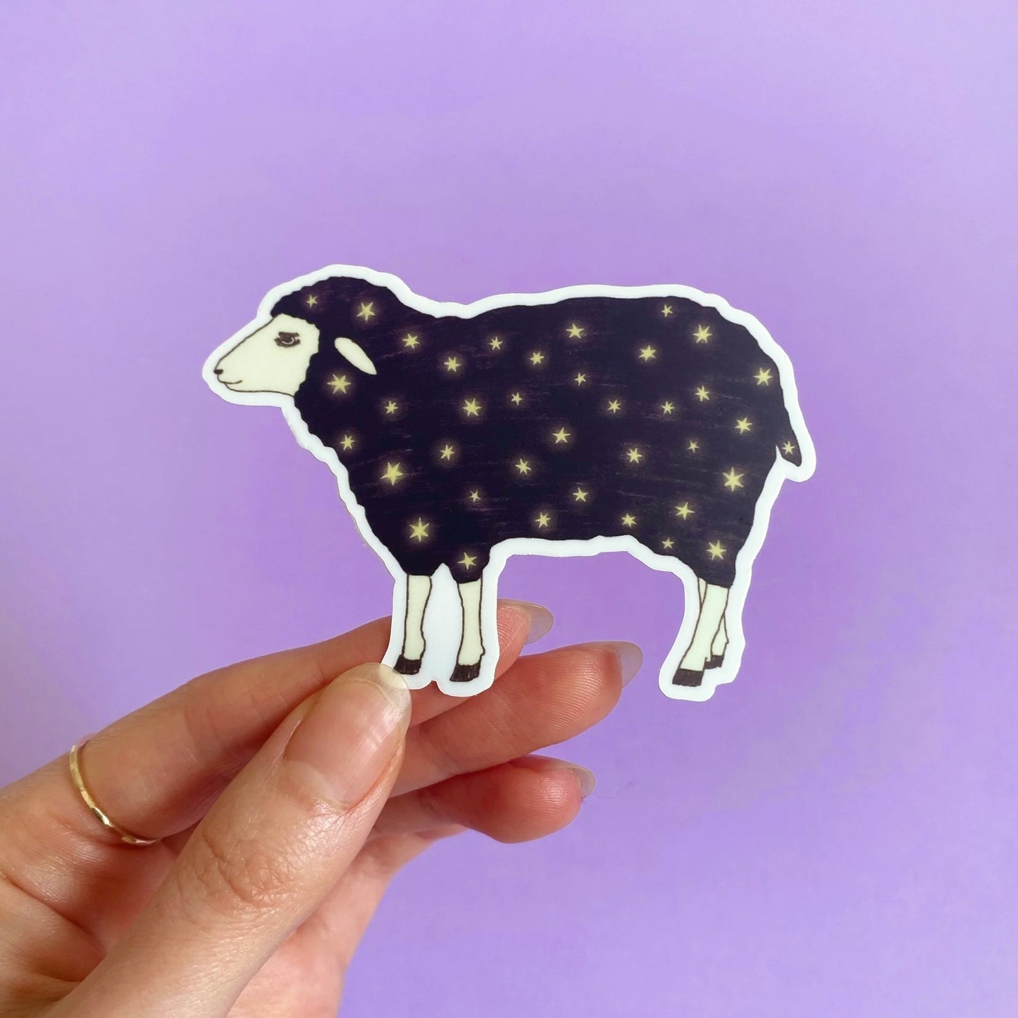 S52 Dreamy Sheep Sticker