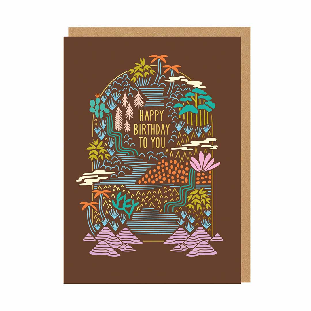 Happy Birthday To You Tropical Card
