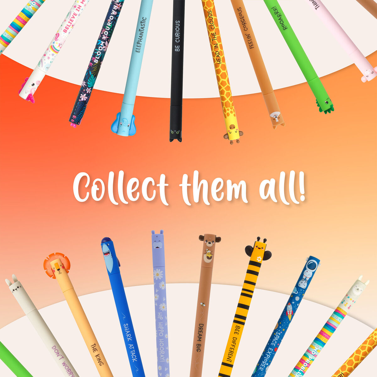 Animal Head Erasable Head - Bee