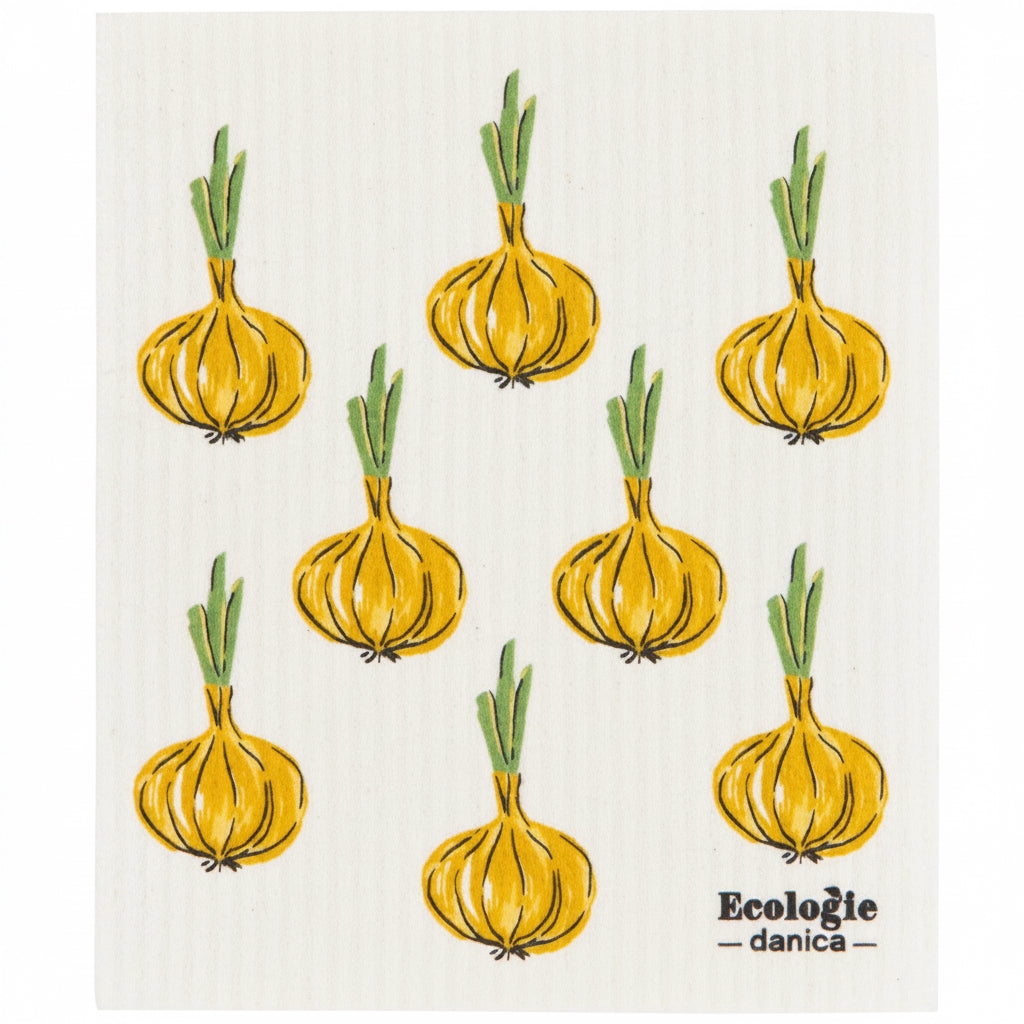 Swedish Dishcloth Veggie Stand Onions