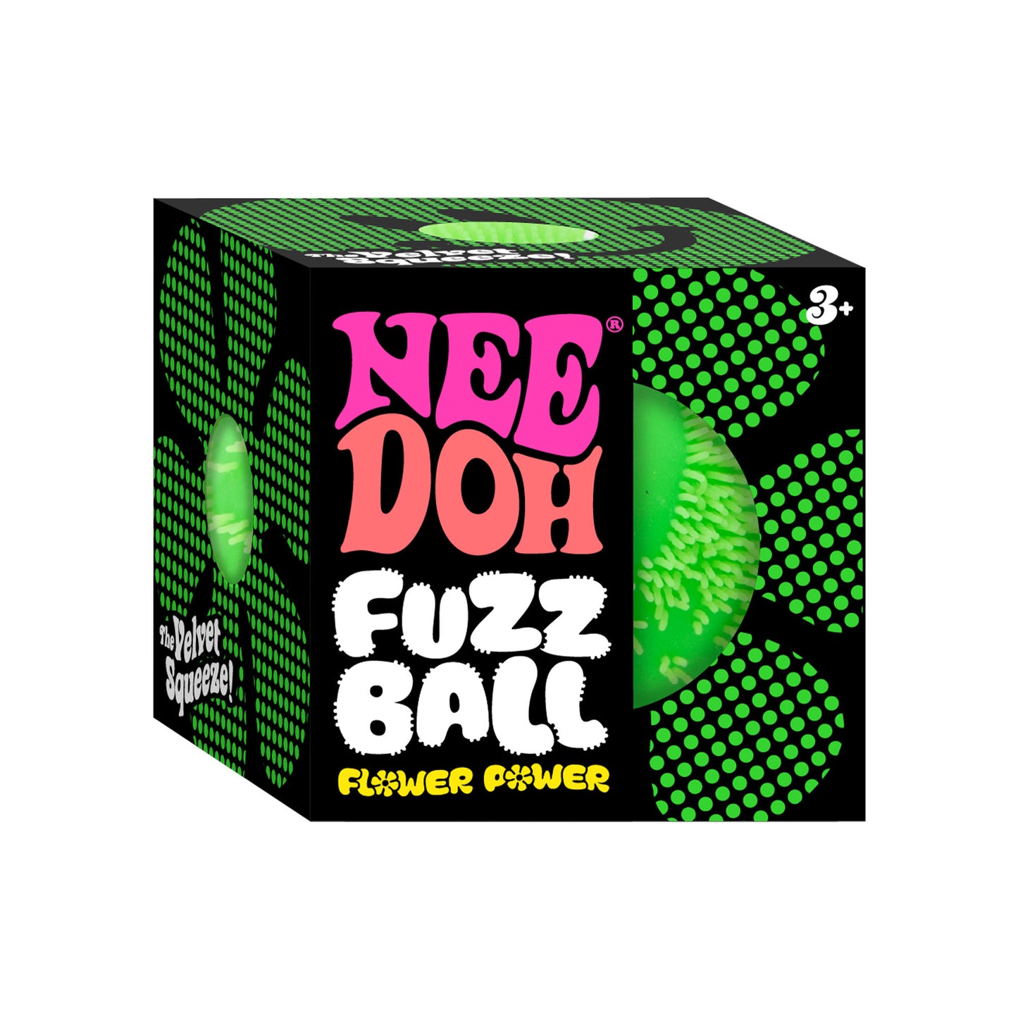 Needoh Fuzz Ball Flower Power