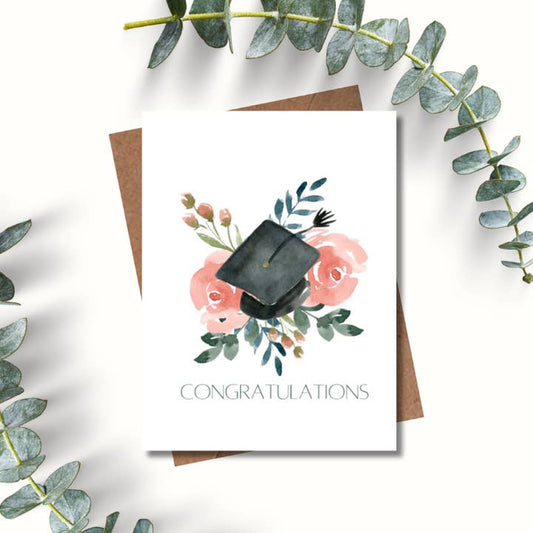 Floral Congrats Card