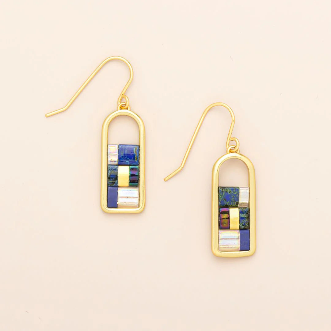 Good Karma Miyuki Frame Indigo Gold