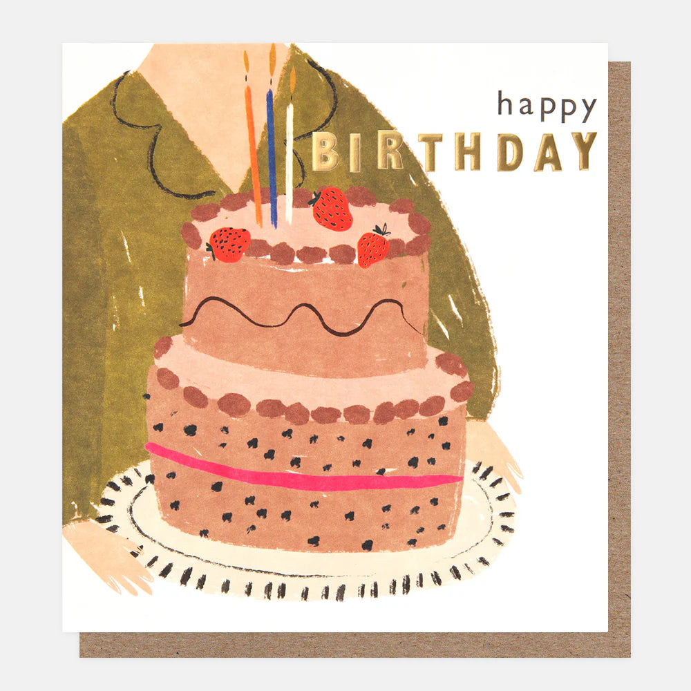Happy Birthday Cake Card