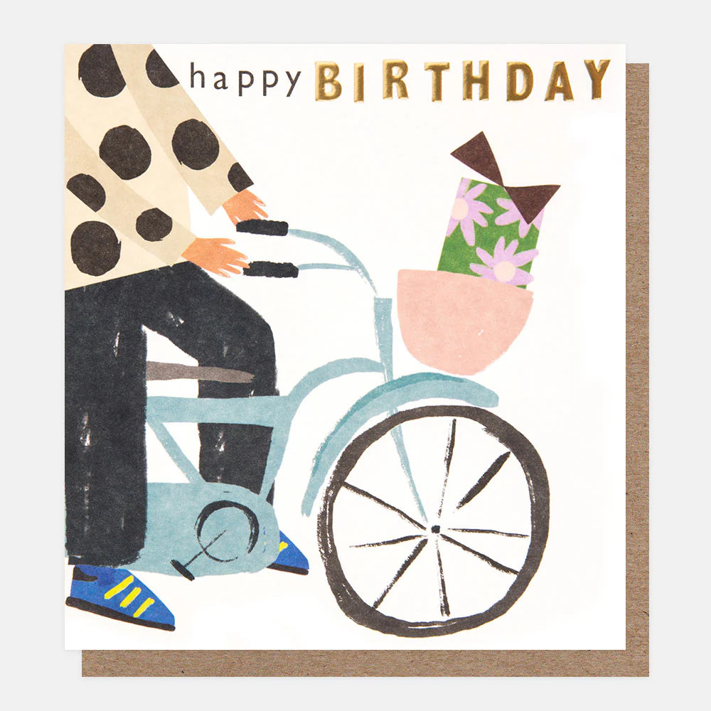 Happy Birthday Bicycle Card