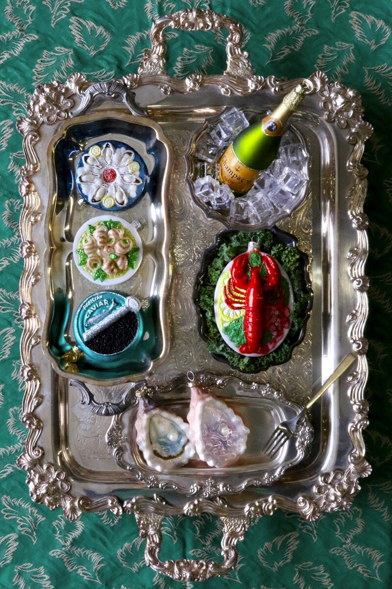 Sparkling Champagne Ornament