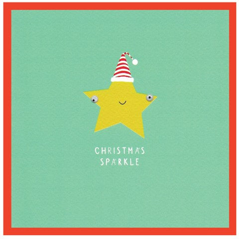 Googly, Christmas Sparkle, Star Card