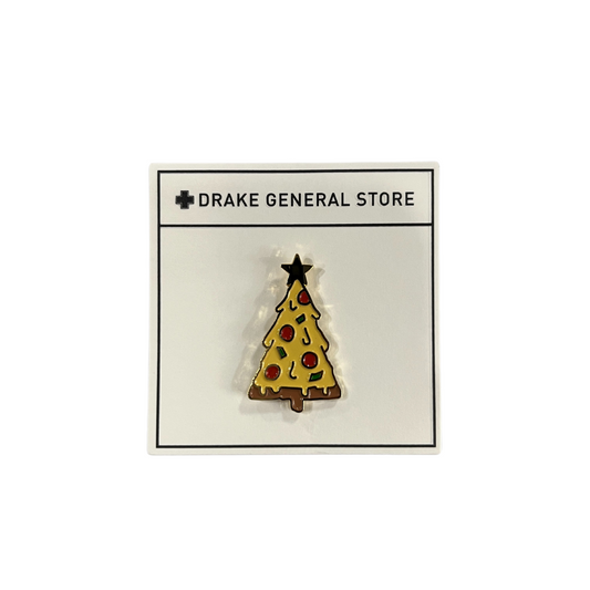 X1 Pizza Christmas Tree Enamel Pin