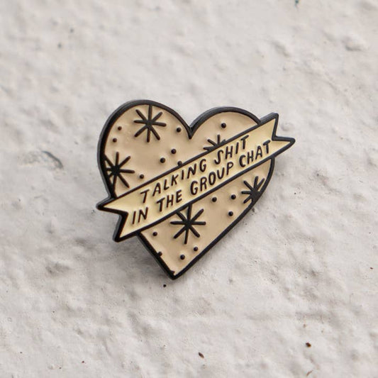 @28 Group Chat Enamel Friendship Lapel Pin