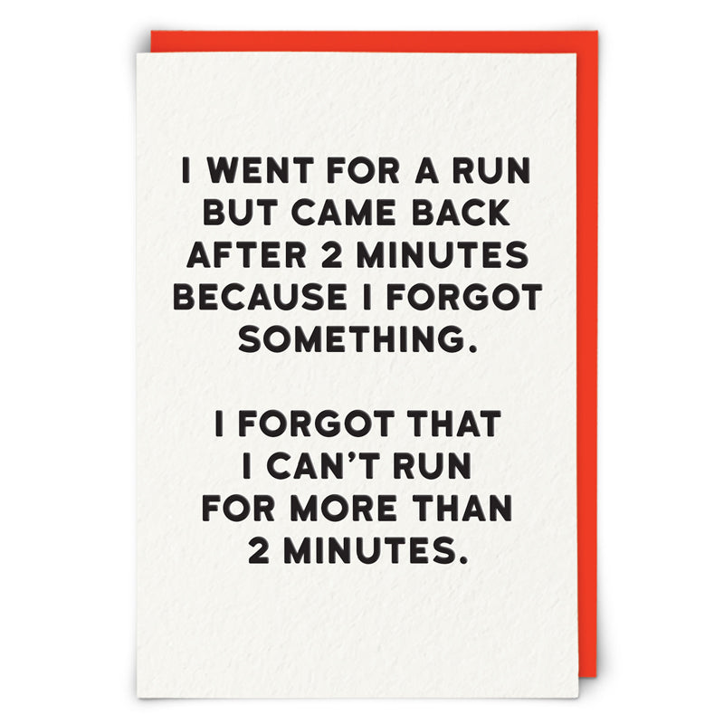 Run Card