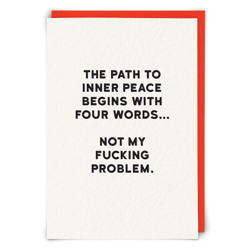 Inner peace Card