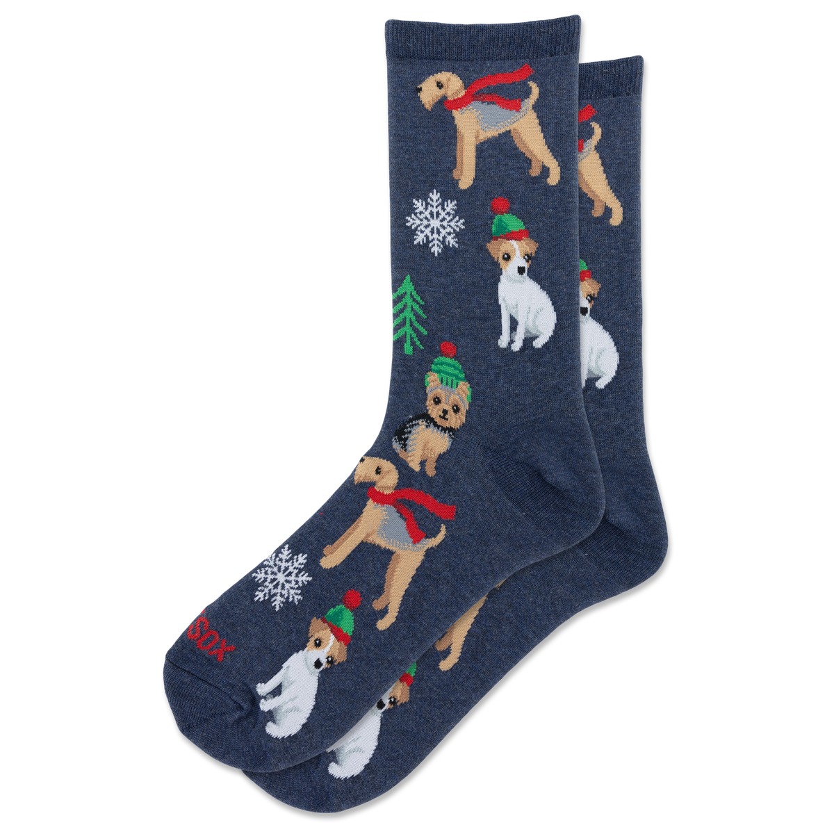 Christmas Dogs Women's Crew Socks