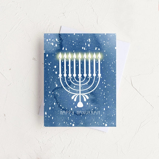 Happy Hanukkah Holiday Card