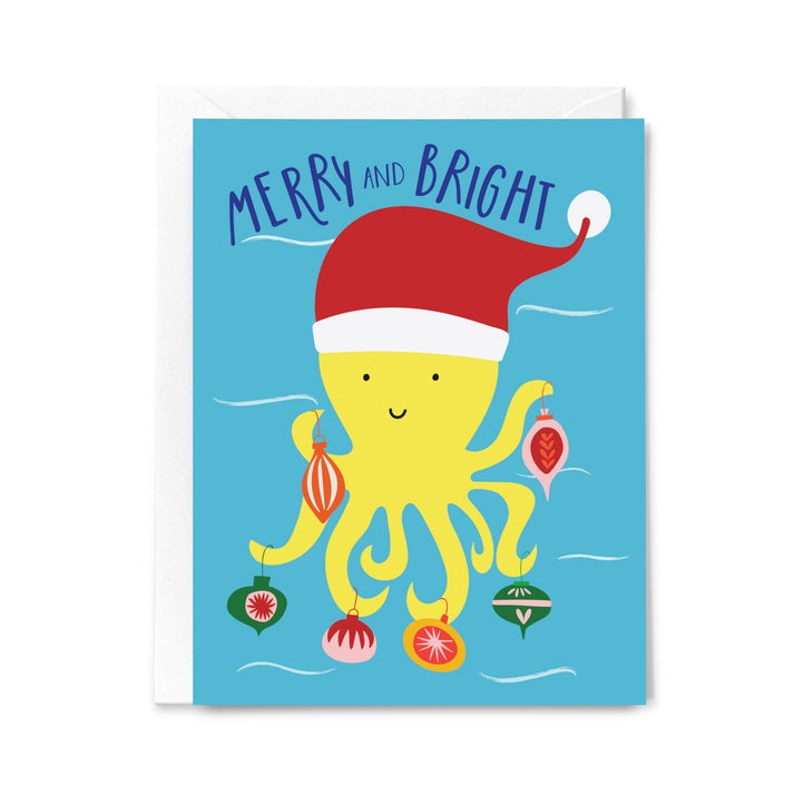 Happy Holidays Merry and Bright Under the Sea Card