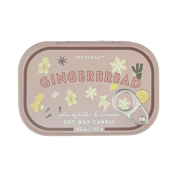 Bistro Tin Candle Gingerbread