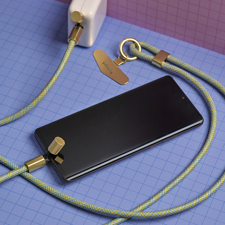 Inkerie ChargeCarry PhoneLanyard Blue