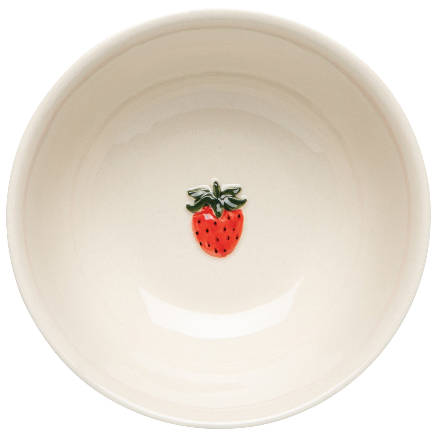 4.75 inch Strawberry Embossed Bowl