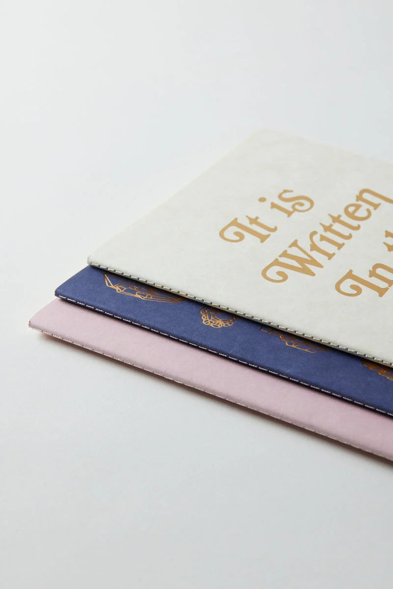 Flex Notebooks With Saddle Stitch Spine Set Of 3