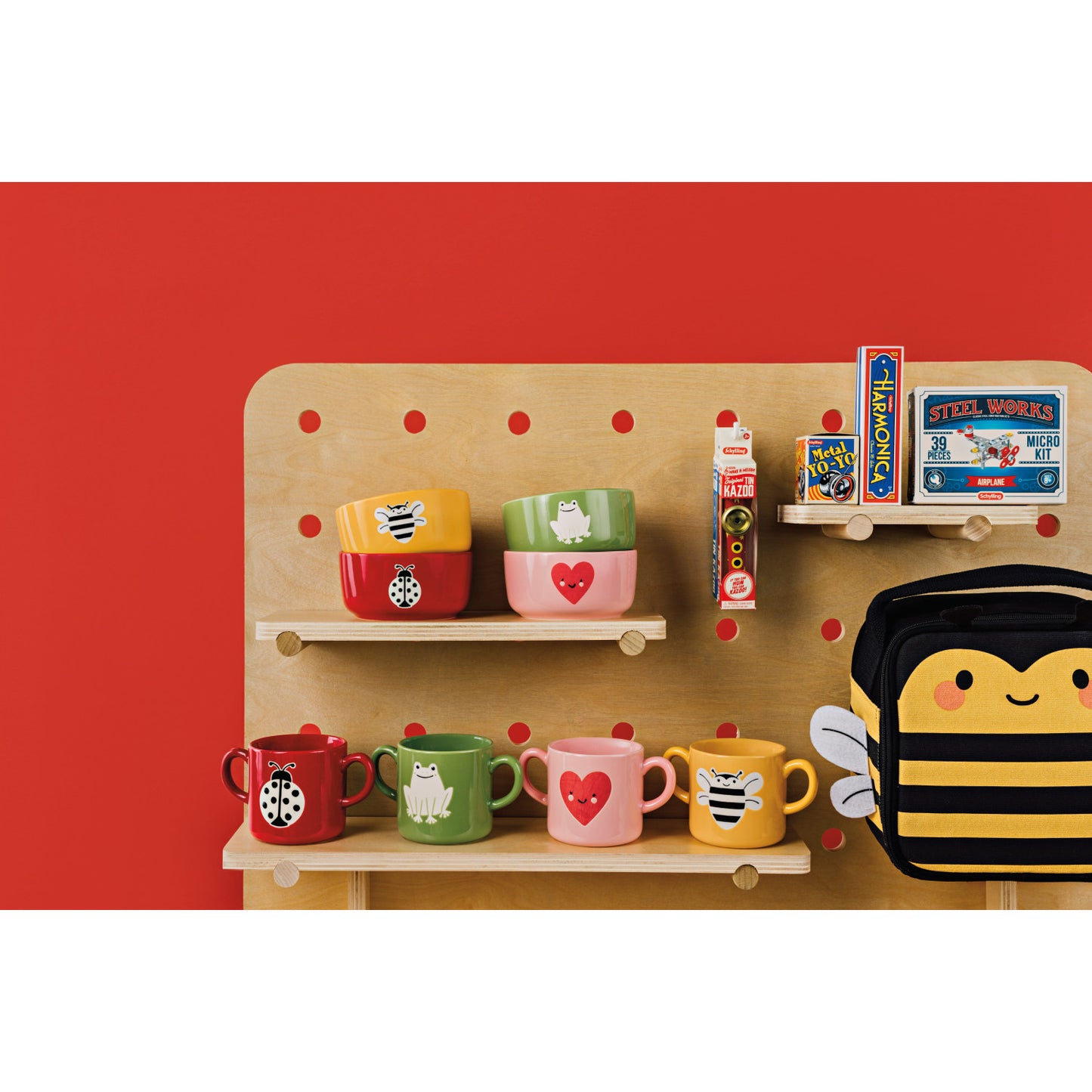 Bumblebee Double-Handle Mug