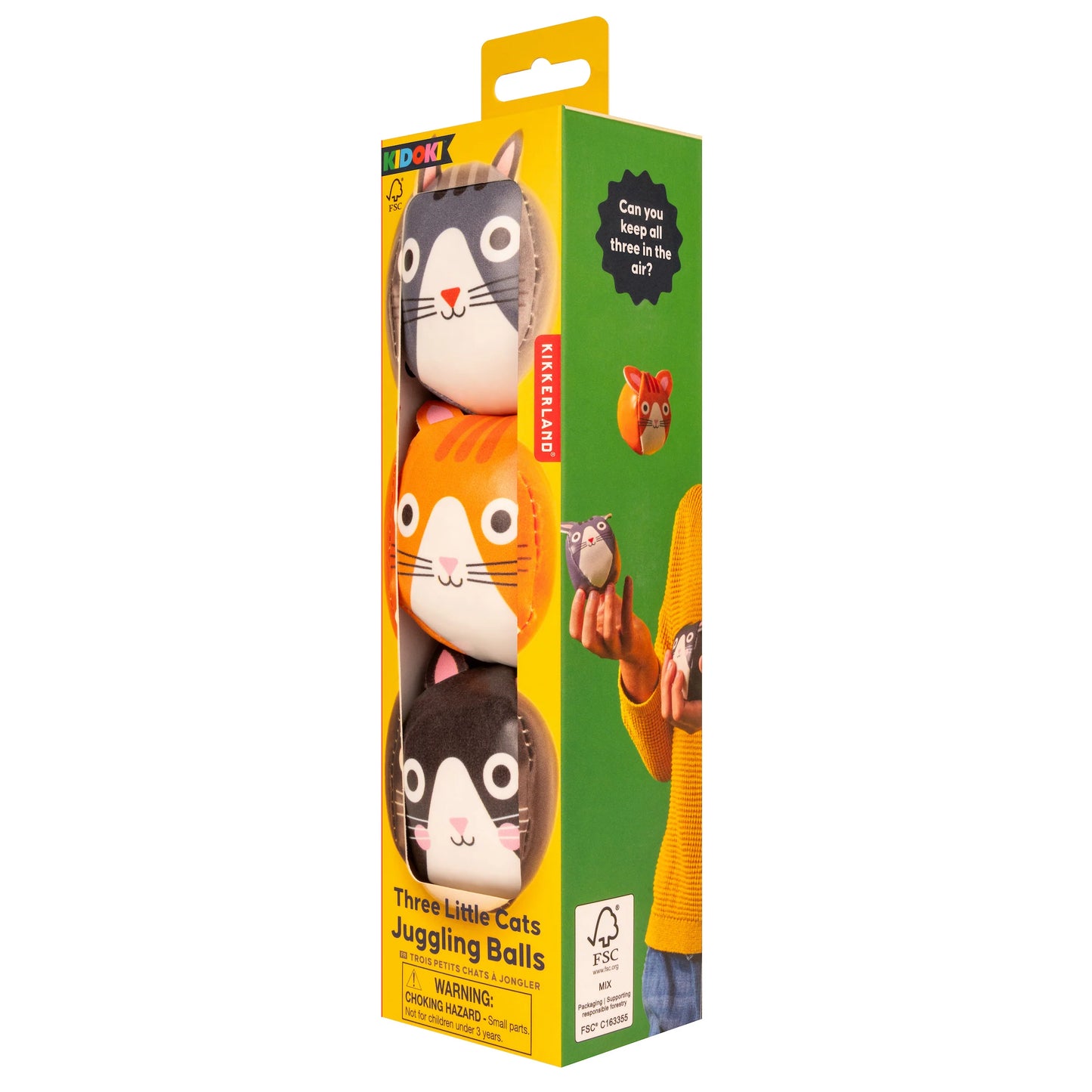 Kidoki Three Little Cats Juggling Balls