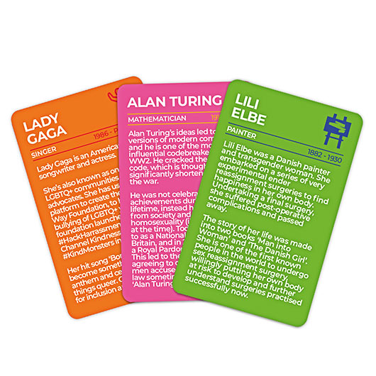 LGBTQ+ Icon Card Pack Cards