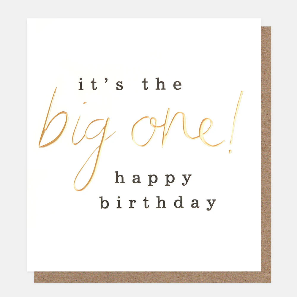 Happy Birthday The Big One Card