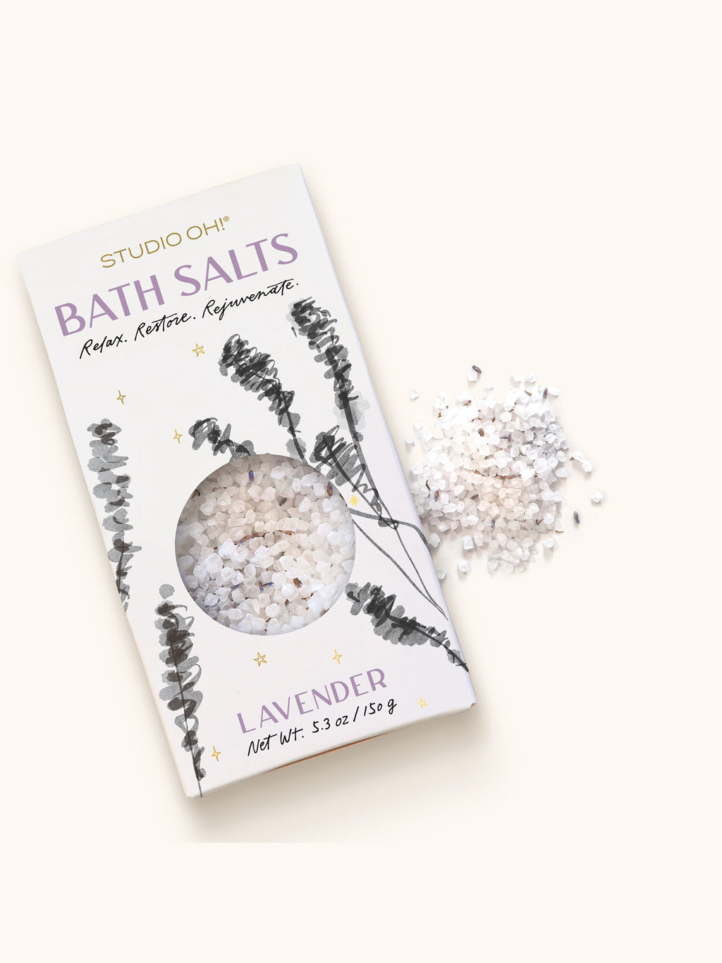 Lavender Scented Bath Salts