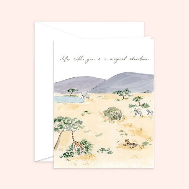 Life With You Is A Magical Adventure Greeting Card