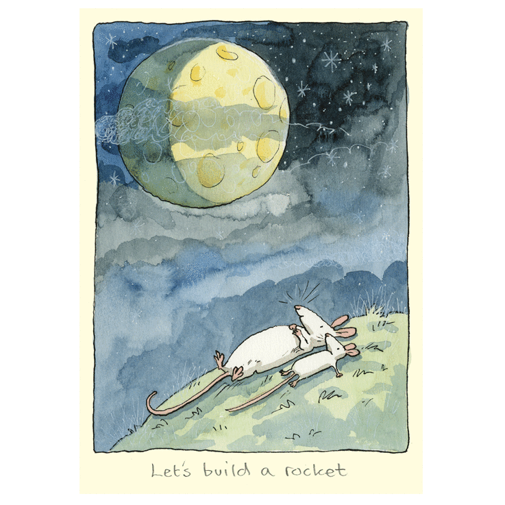 Let's Build Rocket Card