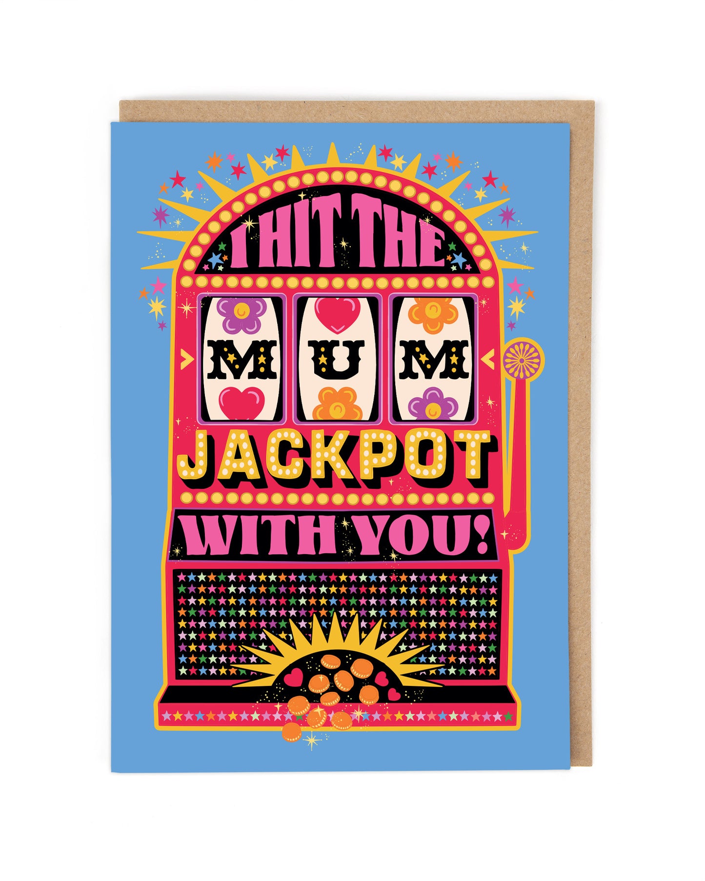Mum Jackpot Greeting Card