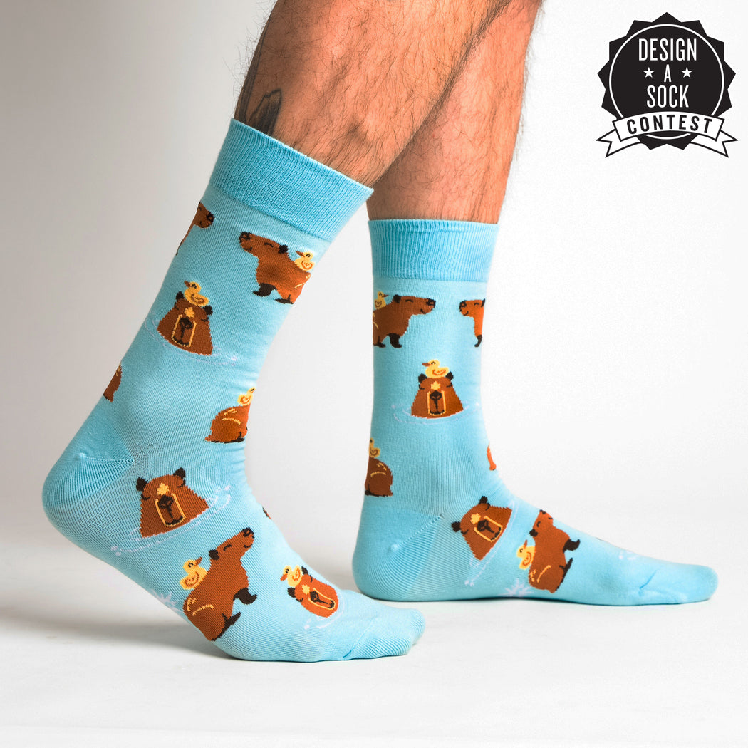 Men's Crew Happy Bara Socks