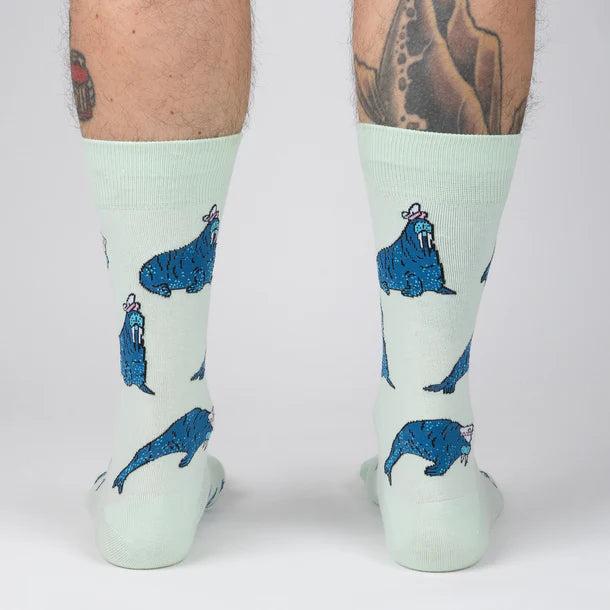 Men's Crew Socks And I Will Walrus Love You