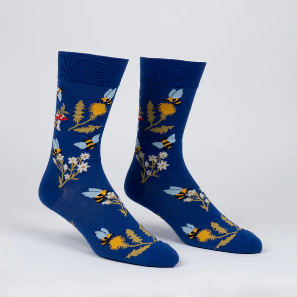 Men's Crew Socks Let It Bee