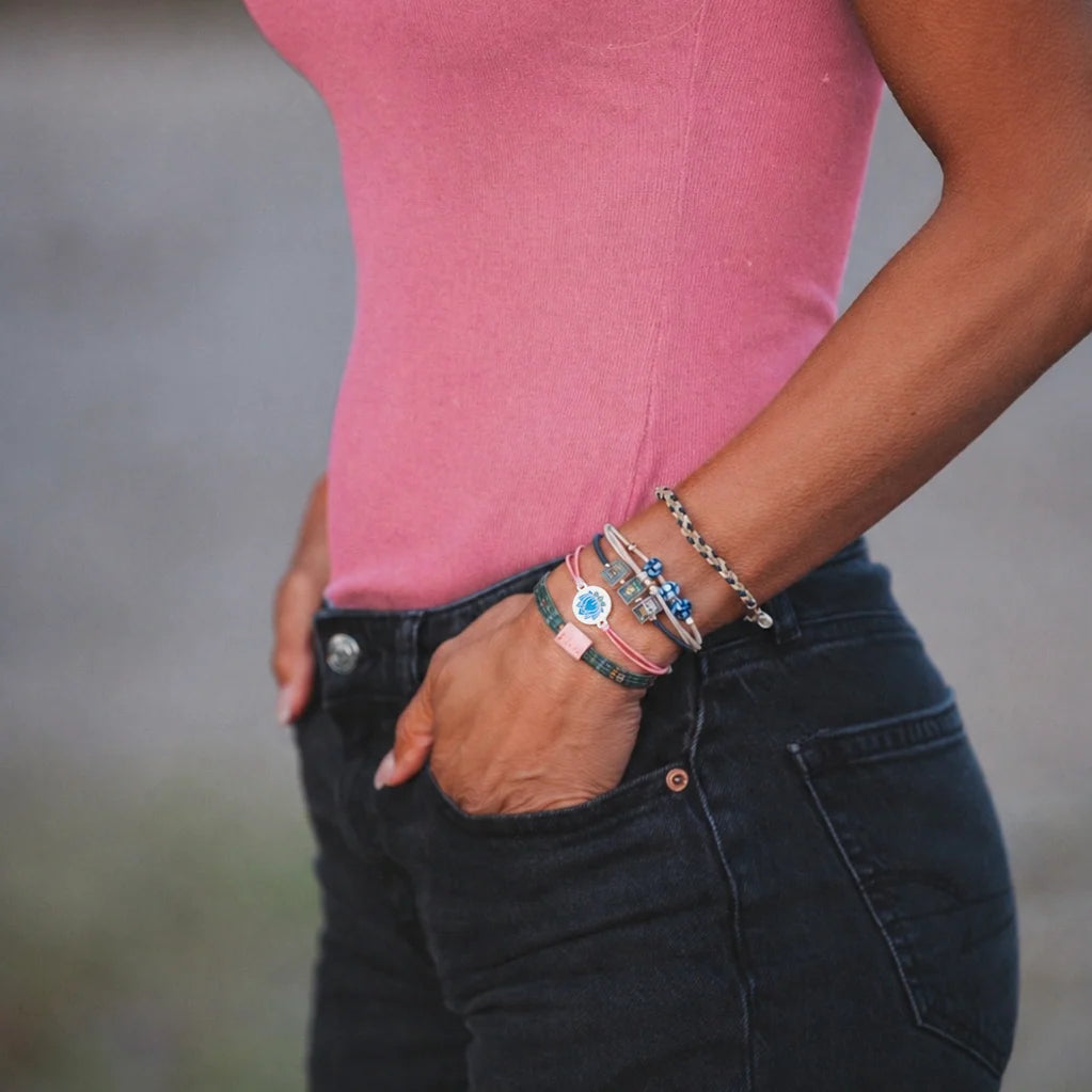 Mahjong Hair Tie + Bracelets
