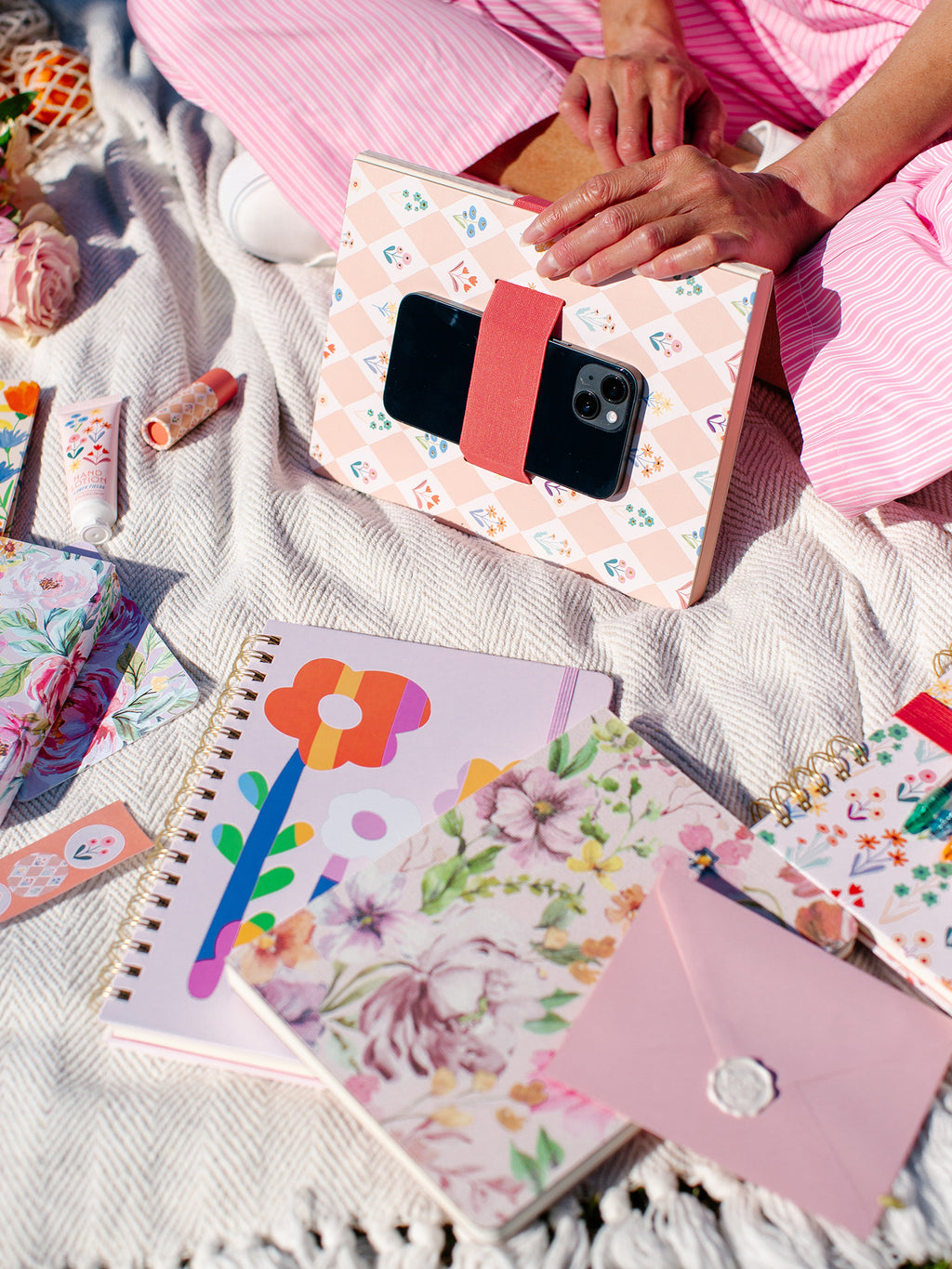 Meadow Lane Casey Notebook with Phone Loop