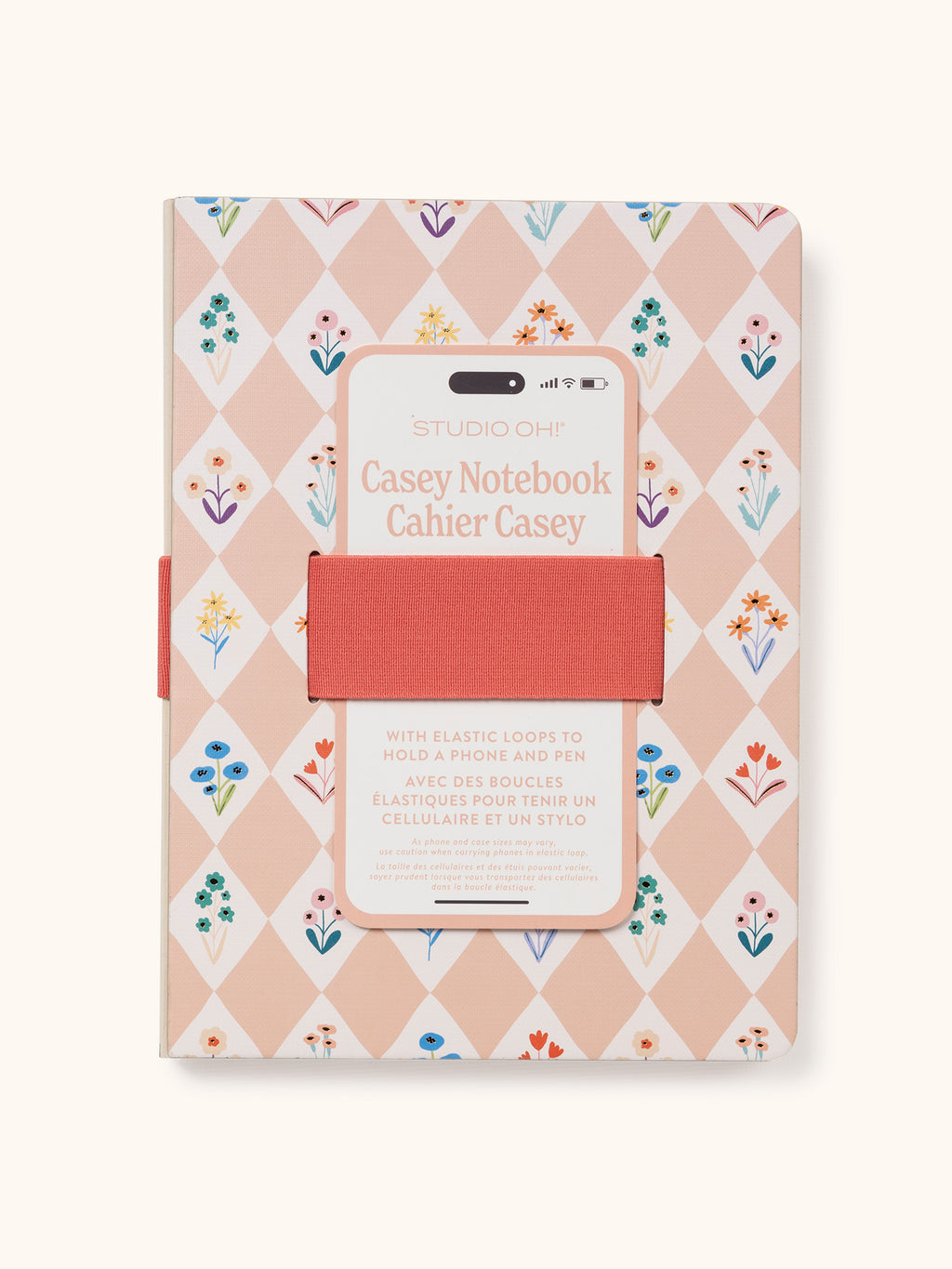 Meadow Lane Casey Notebook with Phone Loop