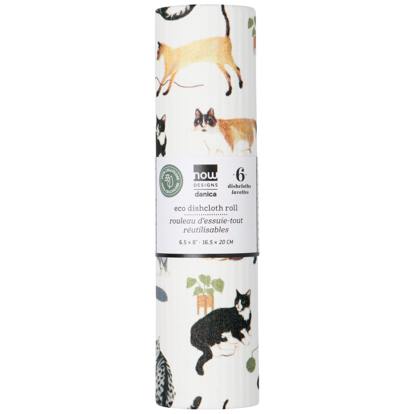 Reusable Cellulose Dishcloth Roll – Compostable & Eco-Friendly