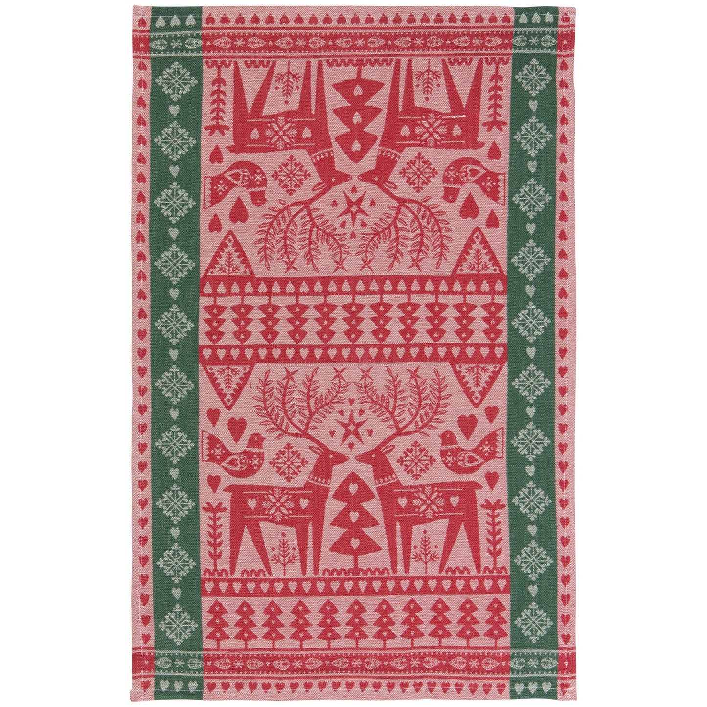 Folk Forest Jacquard Dishtowel