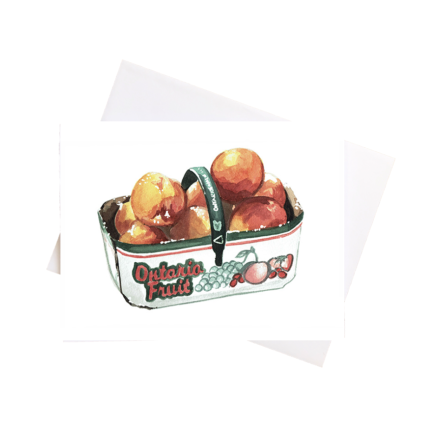 Ontario Peaches Card