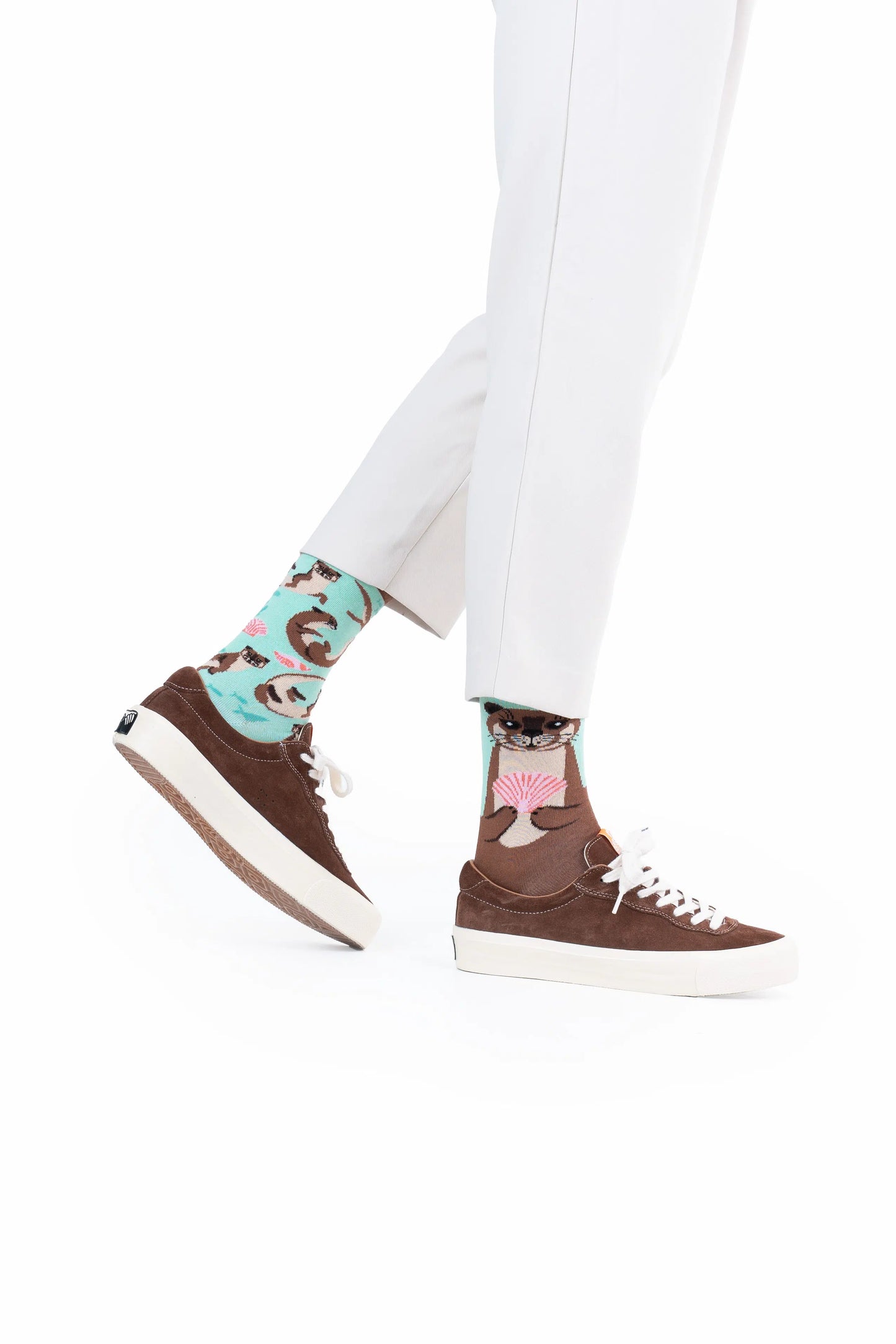 Otter Stories Crew Socks