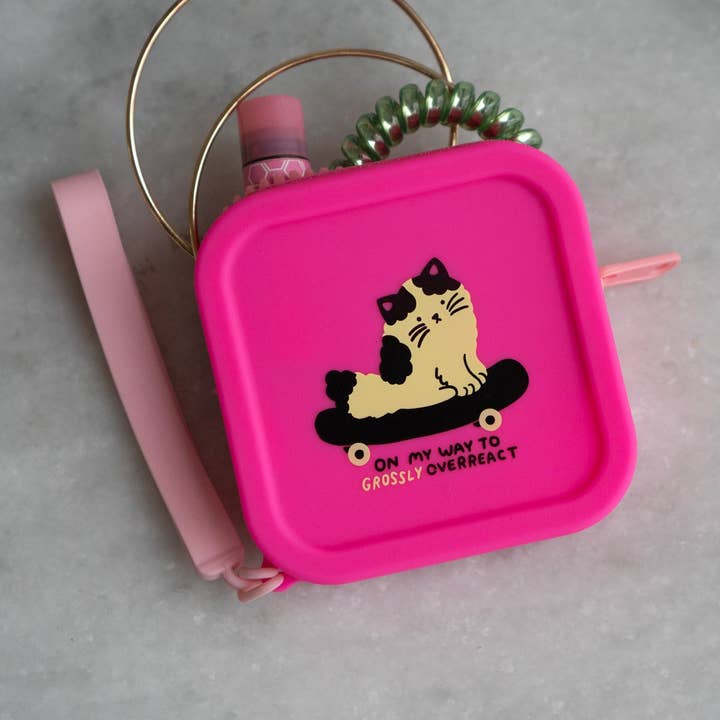 Overreact Zipper Silicone Coin Pouch