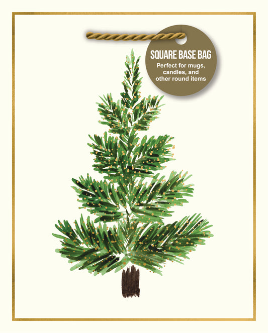Pine Botanical Small Square Gift Bag