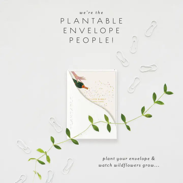 Pop Some Bubbly Sprout Mini Greeting Card
