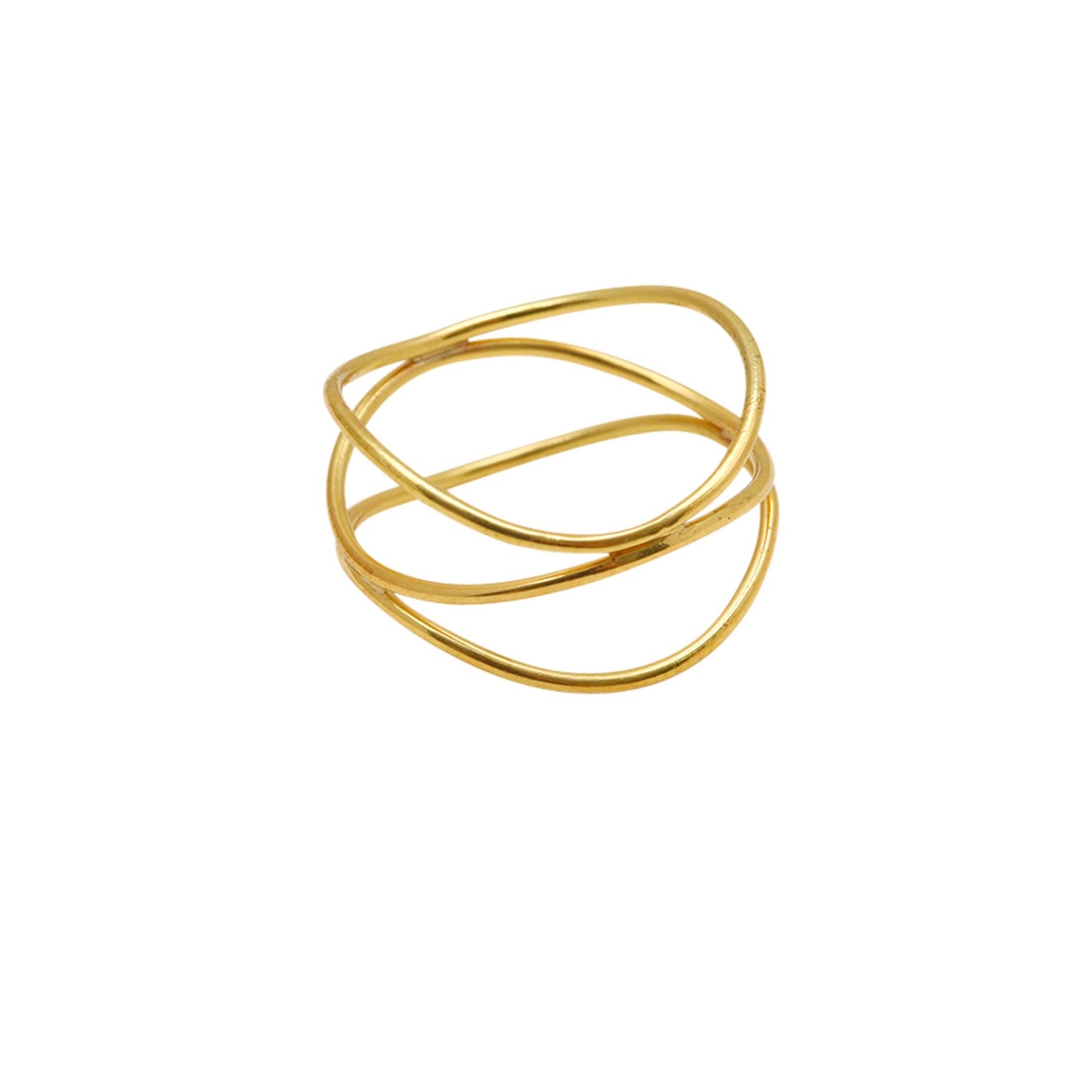 Fine Triple Wrap Ring