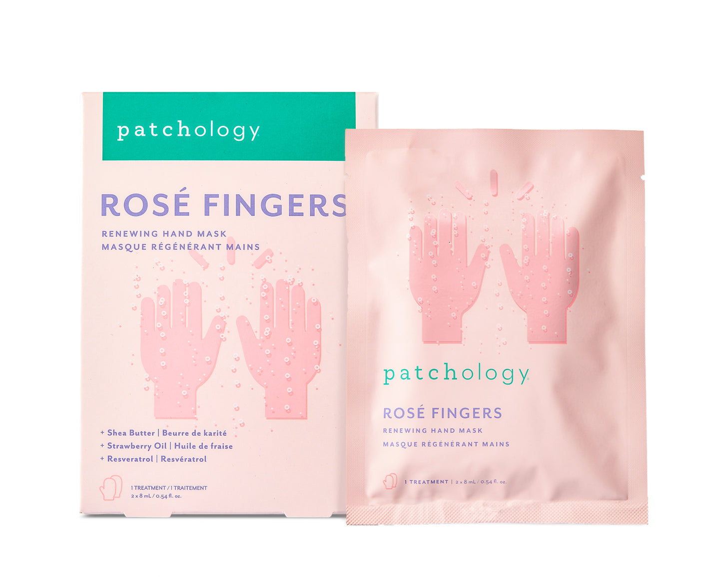 Rosé Fingers Hand Mask